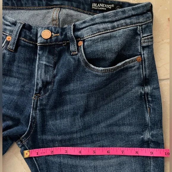 Blank NYC Women’s Dark Blue Straight Jeans - Picture 10 of 10